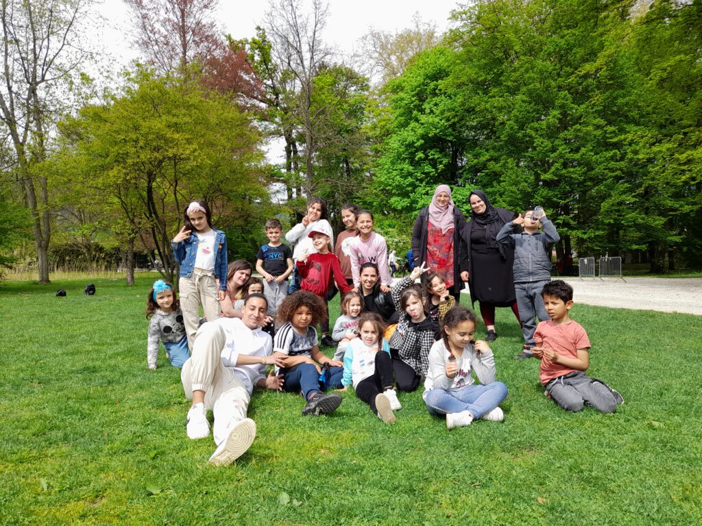 Journée famille printanière au parc de Vizille
