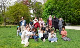 Journée famille printanière au parc de Vizille