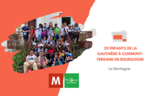 [La Montagne] 29 enfants de La Gauthière à Clermont-Ferrand en Bourgogne grâce à Ma chance moi aussi