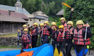 Une journée rafting pleine de sensations pour les enfants de l’établissement d’Annemasse