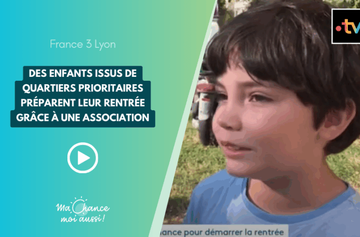 [France 3] Des enfants issus de quartiers prioritaires préparent leur rentrée grâce à une association