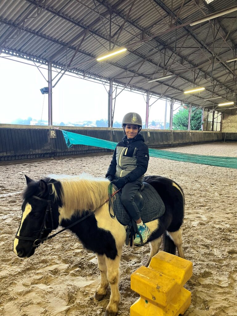 Les adolescents à la rencontre des animaux à Pollionnay